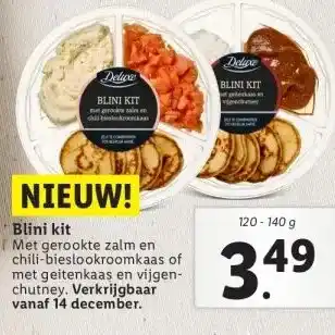 Lidl Blini kit aanbieding