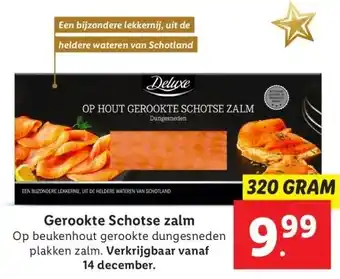 Lidl Gerookte schotse zalm aanbieding