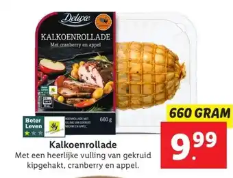 Lidl Kalkoenrollade aanbieding