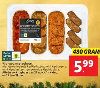 Lidl Kip-gourmetschotel aanbieding