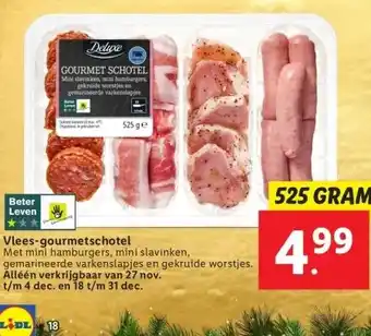 Lidl Vlees-gourmetschotel aanbieding