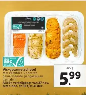 Lidl Vis-gourmetschotel aanbieding