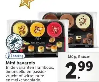 Lidl Mini bavarois aanbieding