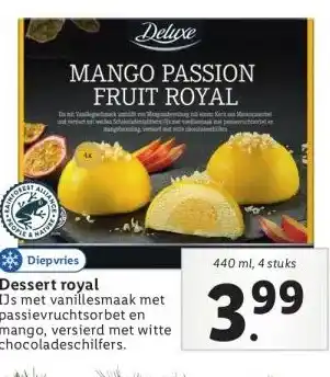 Lidl Diepvries dessert royal ijs aanbieding