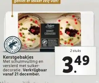 Lidl Kerstgebakjes aanbieding