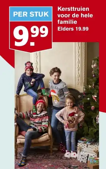 Hoogvliet Kersttruien voor de hele familie aanbieding