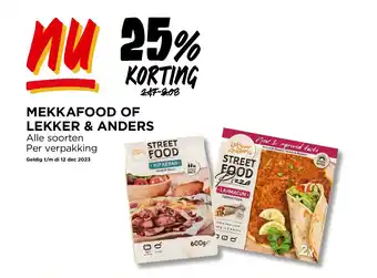 Jumbo MEKKAFOOD OF LEKKER & ANDERS aanbieding