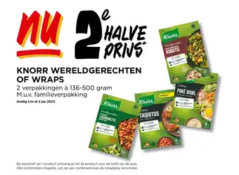 Jumbo KNORR WERELDGERECHTEN OF WRAPS aanbieding