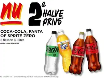 Jumbo COCA-COLA, FANTA OF SPRITE ZERO aanbieding