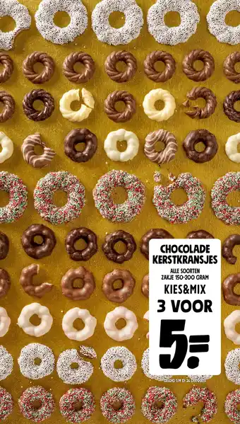 Jumbo CHOCOLADE KERSTKRANSJES aanbieding