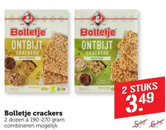 Coop Bolletje crackers aanbieding