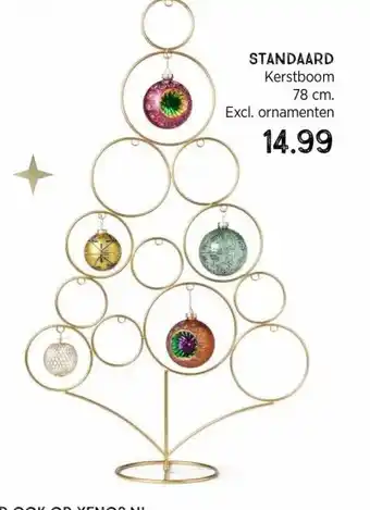 Xenos Standaard kerstboom 78 cm. aanbieding