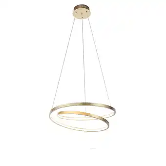 Lampenlicht.nl Design hanglamp goud 55 cm incl. led dimbaar - rowan aanbieding