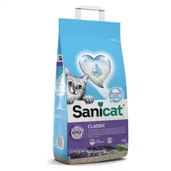 Zooplus 20% korting! sanicat kattenbakvulling - lavendel 16 l aanbieding