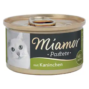 Zooplus 10% korting! miamor pastei 12 x 85 g kattenvoer - konijn aanbieding