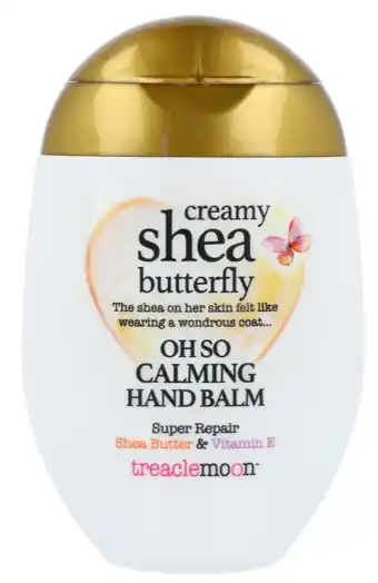 De Online Drogist Treaclemoon creamy shea butterfly hand&nail s.o.s repair balm 75ml aanbieding