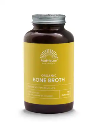 De Online Drogist Mattisson healthstyle biologische bone broth capsules 180cp aanbieding