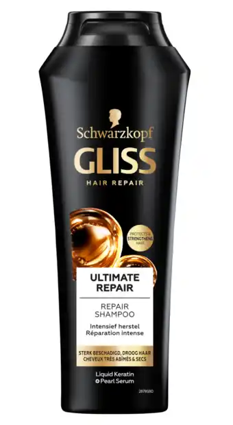 De Online Drogist Schwarzkopf gliss kur ultimate repair shampoo 250ml aanbieding