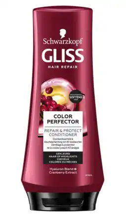 De Online Drogist Schwarzkopf gliss kur color perfector repair & protect conditioner 200ml aanbieding