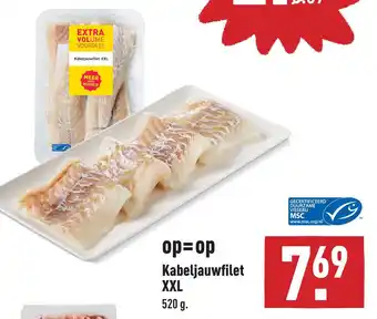 ALDI Kabeljauwfilet XXL aanbieding