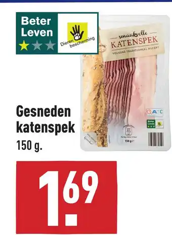 ALDI Gesneden katenspek aanbieding