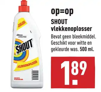 ALDI SHOUT vlekkenoplosser aanbieding