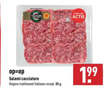 ALDI Salami cacciatore aanbieding