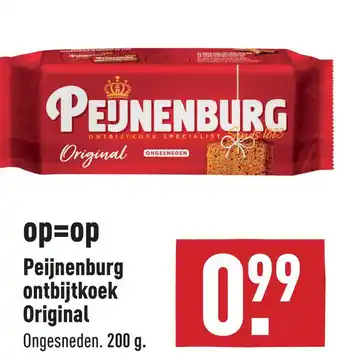 ALDI Peijnenburg ontbijtkoek Original aanbieding