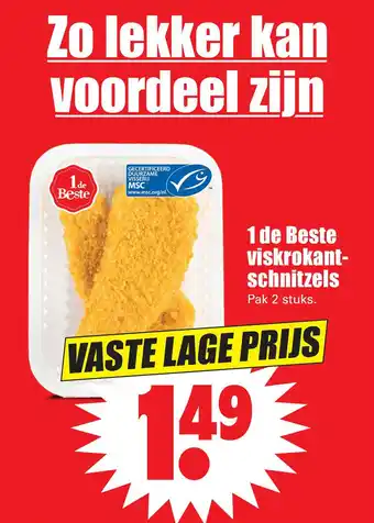 Dirk 1 de Beste viskrokantschnitzels aanbieding