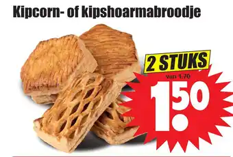 Dirk Kipcorn- of kipshoarmabroodje aanbieding