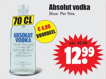 Dirk Absolut vodka aanbieding