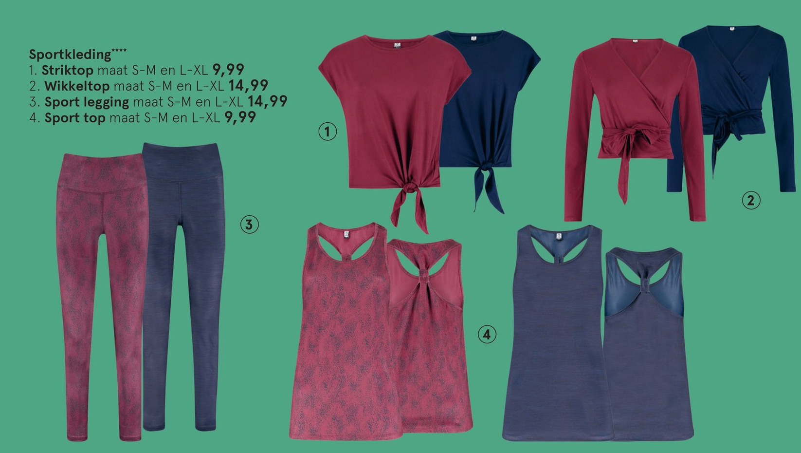 Sportkleding** aanbieding bij Etos