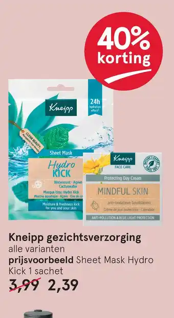 Etos Kneipp gezichtsverzorging aanbieding