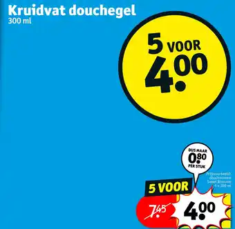 Kruidvat Kruidvat douchegel aanbieding