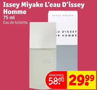 Kruidvat Issey Miyake L'eau D'issey Homme aanbieding