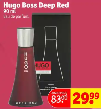 Kruidvat Hugo Boss Deep Red aanbieding