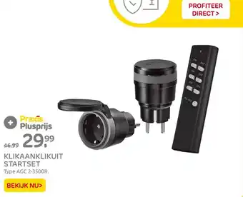 Praxis KLIKAANKLIKUIT STARTSET Type AGC 2-3500R. aanbieding