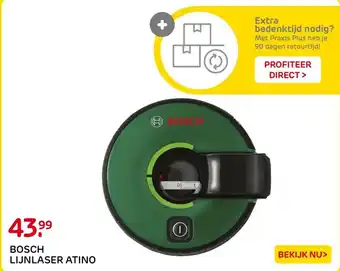 Praxis BOSCH LIJNLASER ATINO aanbieding