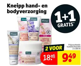 Kruidvat Kneipp hand- en bodyverzorging aanbieding