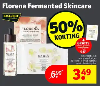 Kruidvat Florena Fermented Skincare aanbieding