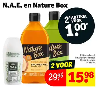 Kruidvat N.A.E. en Nature Box aanbieding