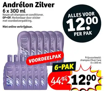 Kruidvat Andrélon Zilver aanbieding