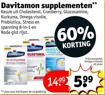 Kruidvat Davitamon supplementen aanbieding