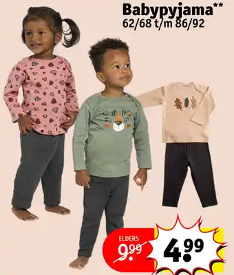 Kruidvat Babypyjama aanbieding