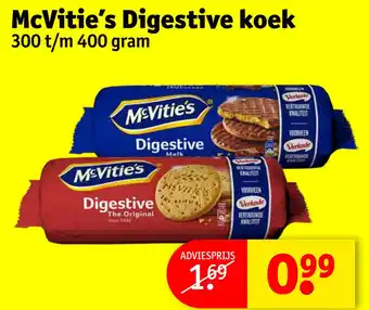 Kruidvat McVitie's Digestive koek aanbieding