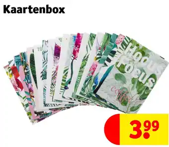 Kruidvat Kaartenbox aanbieding