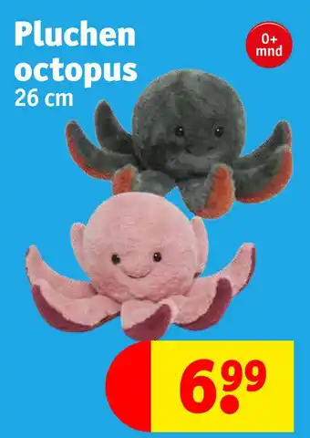 Kruidvat Pluchen octopus aanbieding