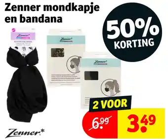 Kruidvat Zenner mondkapje en bandana aanbieding