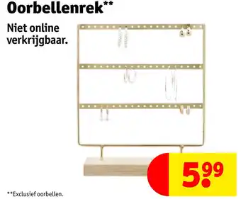 Kruidvat Oorbellenrek aanbieding