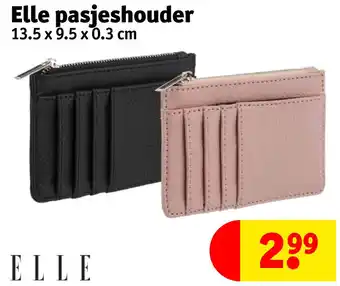 Kruidvat Elle pasjeshouder aanbieding
